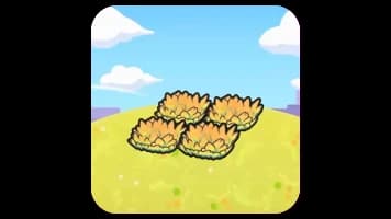 Elevated yellow tall grass