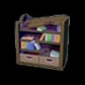 Broken bookcase