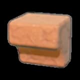 Carved light-brown rock