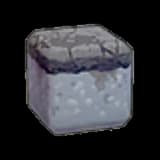 Damaged asphalt road