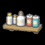 Decorative storage shelf