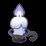 Eerie candle