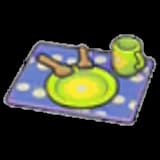 Flowery table setting