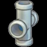 Iron pipe (vertical cross)