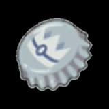 Silver Bottle Cap