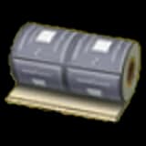 Stylish iron wall (wallpaper)