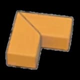 Wooden border (corner)